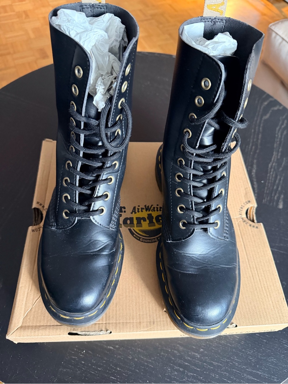 Dr. Martens Vegan 1490 Felix Mid Calf Boots – Men’s Size 9/Women’s Size 10 - Picture 4 of 10
